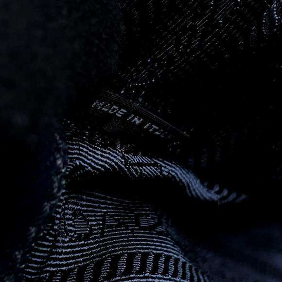 Prada Canapa City Handbag Nylon Leather Black - Picture 16 of 16